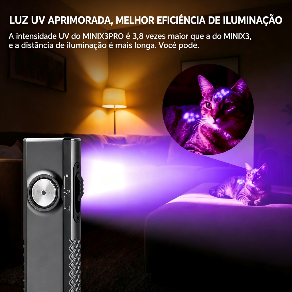 Lanterna EDC MINIX3-PRO Recarregável USB-C 2050LM TrustFire