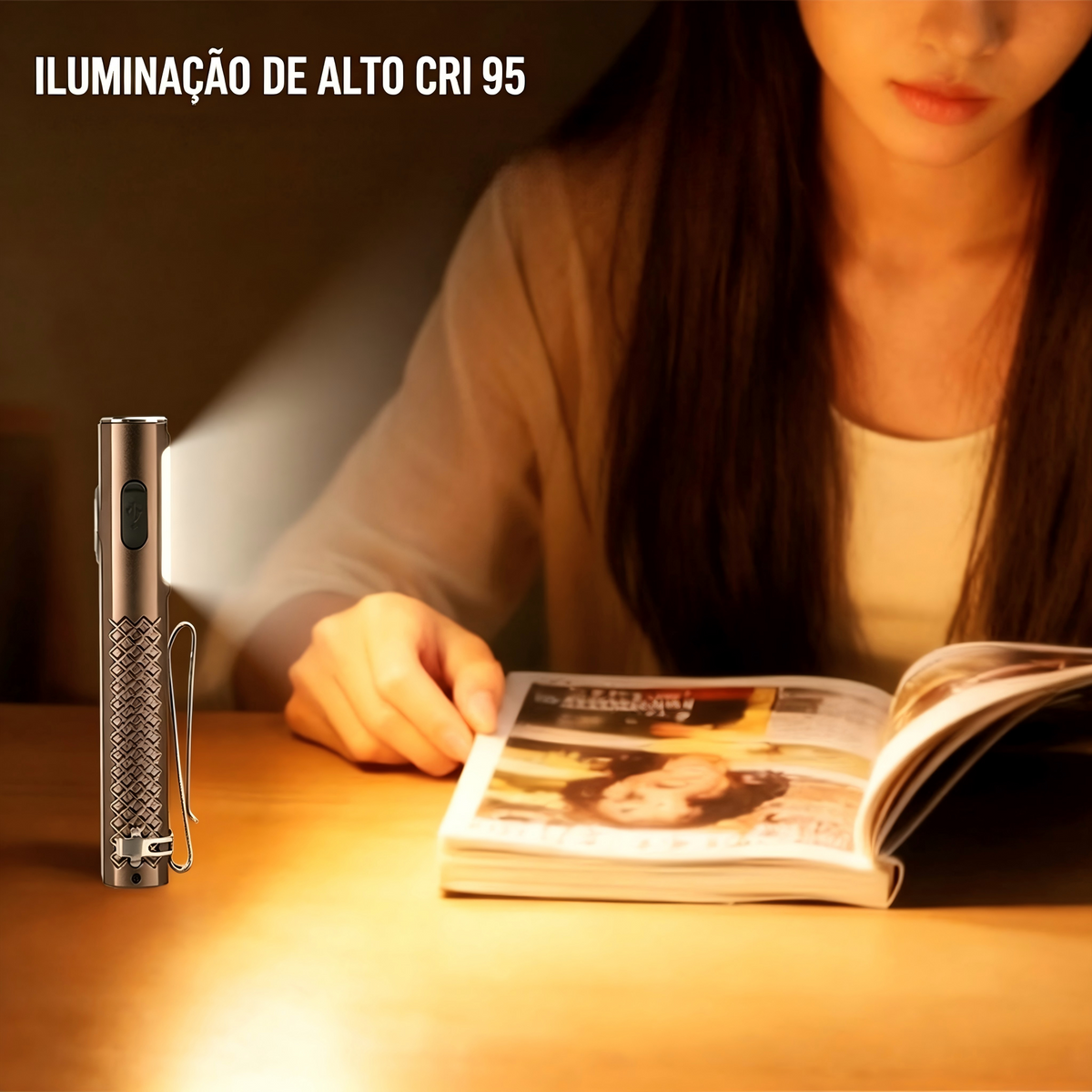 Lanterna EDC MINIX3-PRO Recarregável USB-C 2050LM TrustFire
