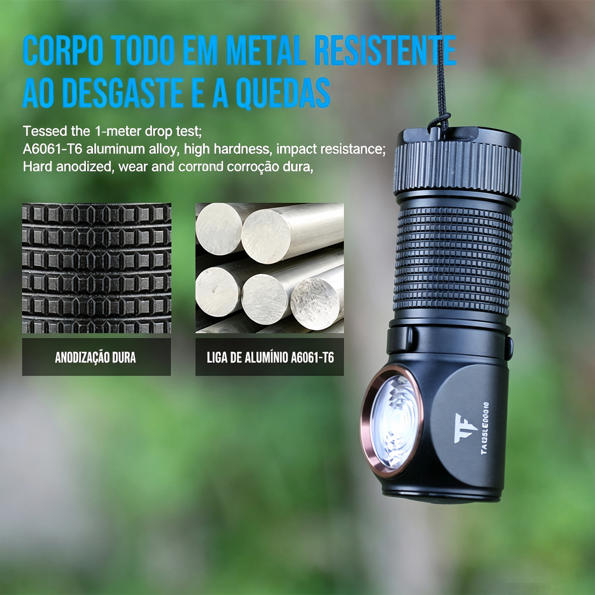 Lanterna de Cabeça MT16 1050LM Multifuncional com Ímã Recarregável USB-C IPX8 TrustFire