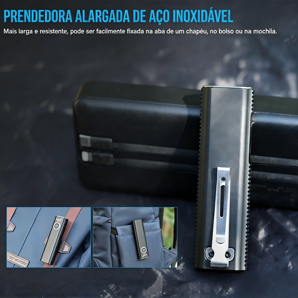 Lanterna EDC MINIX6-SE 1500LM com Luz UV Recarregável USB-C TrustFire