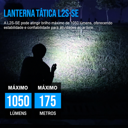 Lanterna Tática L2S-SE 1050LM Recarregável EDC com Clip Bidirecional TrustFire