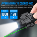 Lanterna Tática com Laser Verde GM07 1050LM TrustFire | Lanterna de Arma