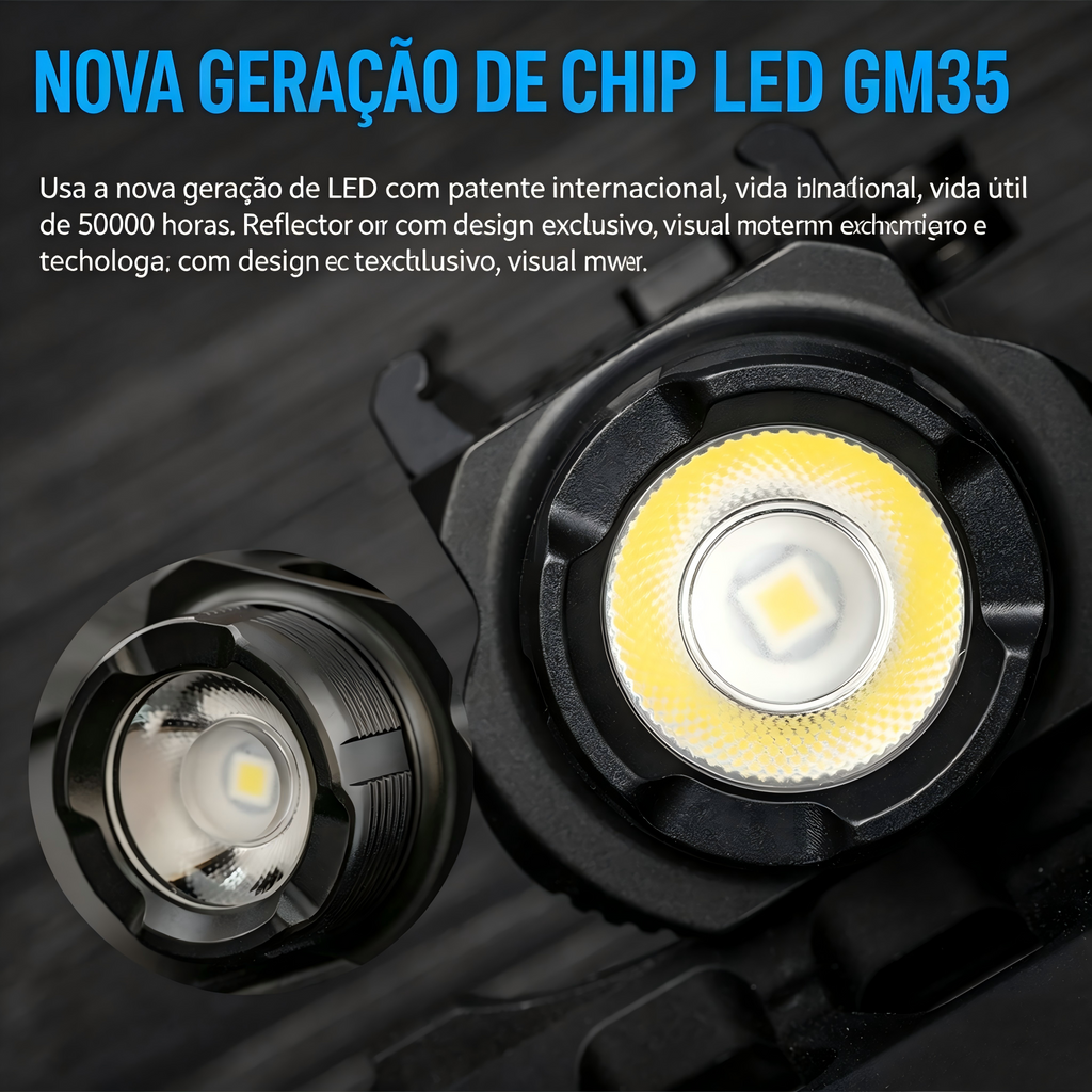 Lanterna Tática GM35 1350LM TrustFire | Lanterna de Arma