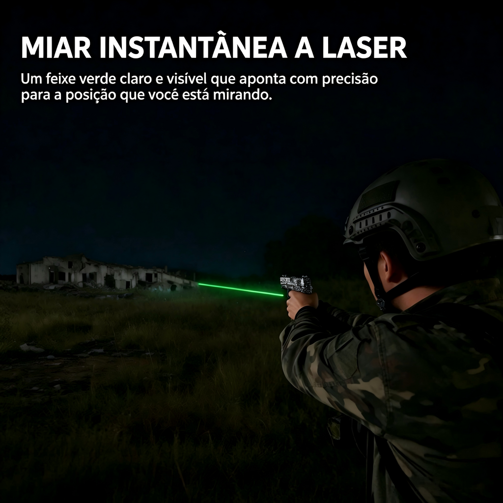 Lanterna de Pistola GM36L 2350LM Recarregável USB-C TrustFire | Lanterna de Arma