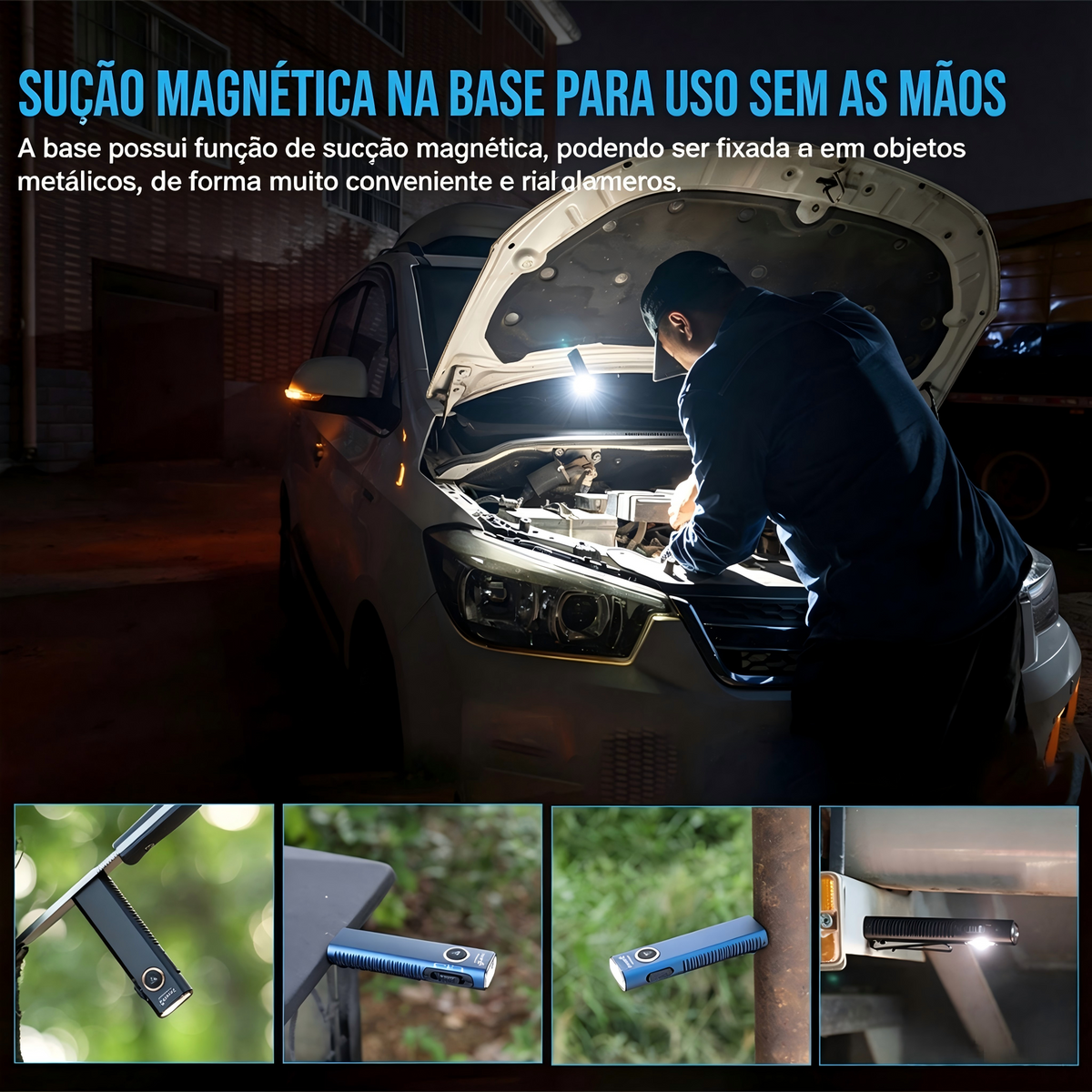 Lanterna de Cabeça MINIX3 1050LM Multifuncional Recarregável TrustFire