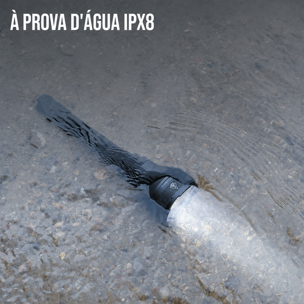 Lanterna Tática T70S Longo Alcance 2350LM TrustFire (Pacote Completo)
