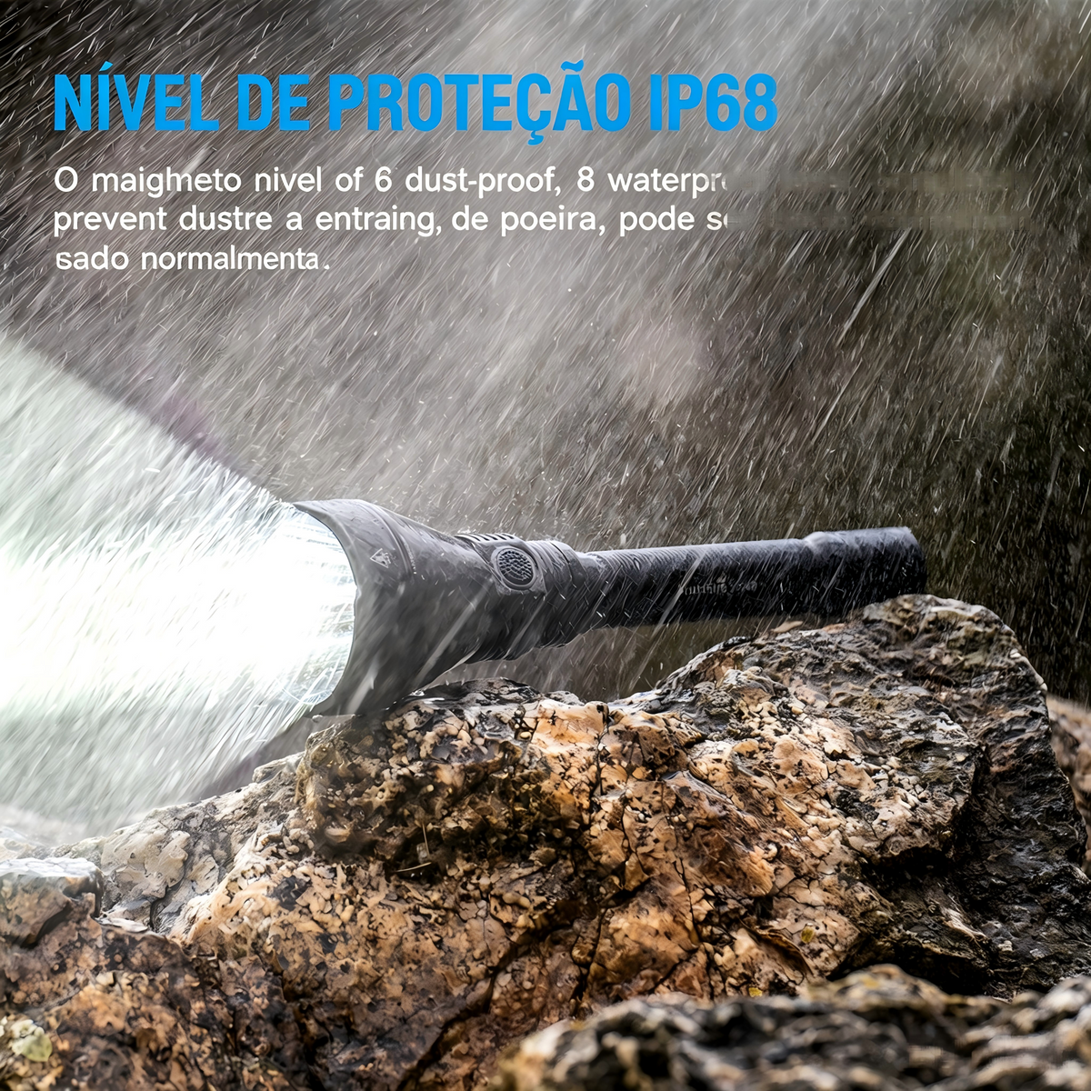 Lanterna Tática T90R Longo Alcance 4800LM TrustFire (Kit)