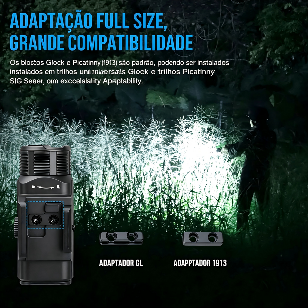 Lanterna Tática GM05 1050LM TrustFire | Lanterna de Arma