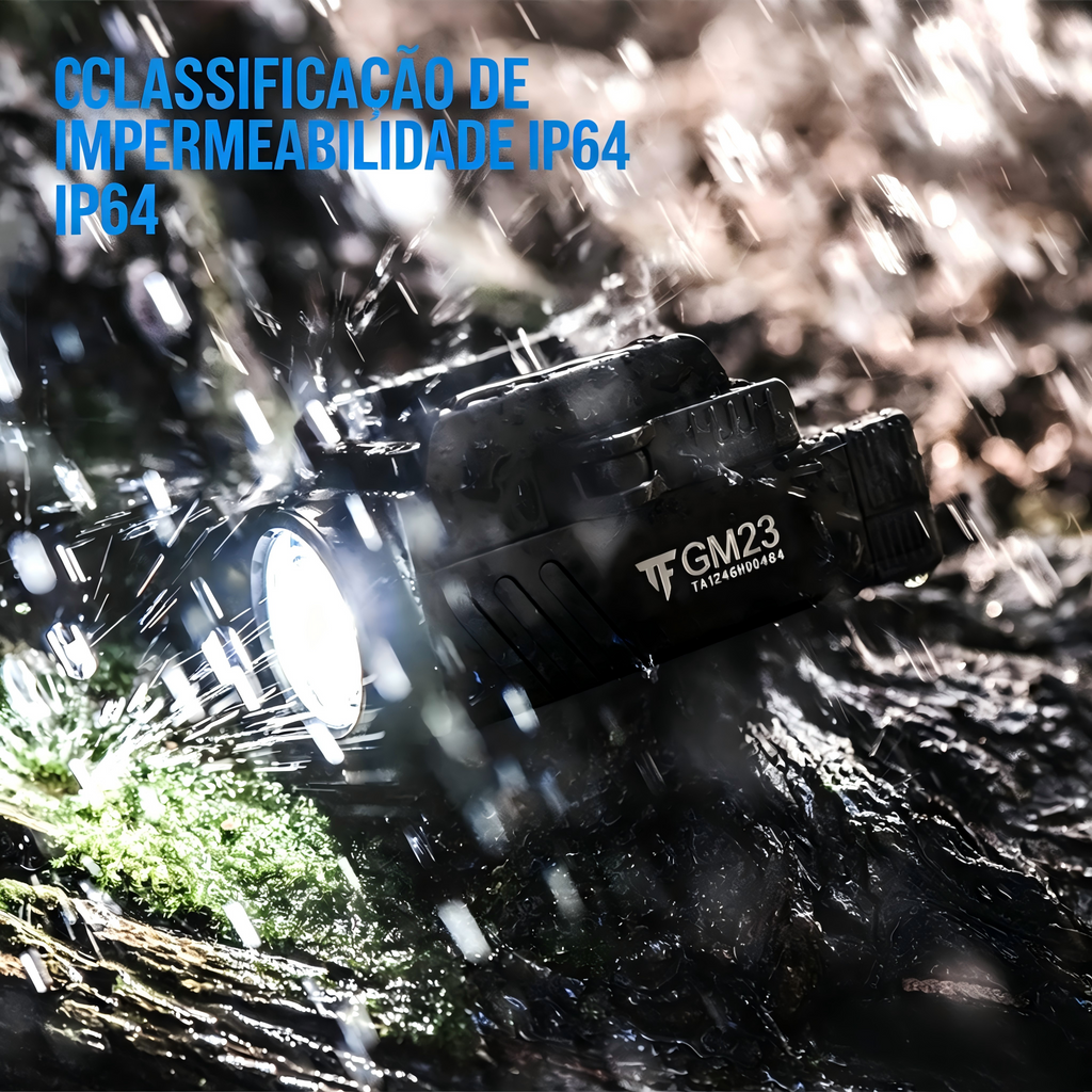 Lanterna Tática GM23 Preta 800LM TrustFire | Lanterna de Arma