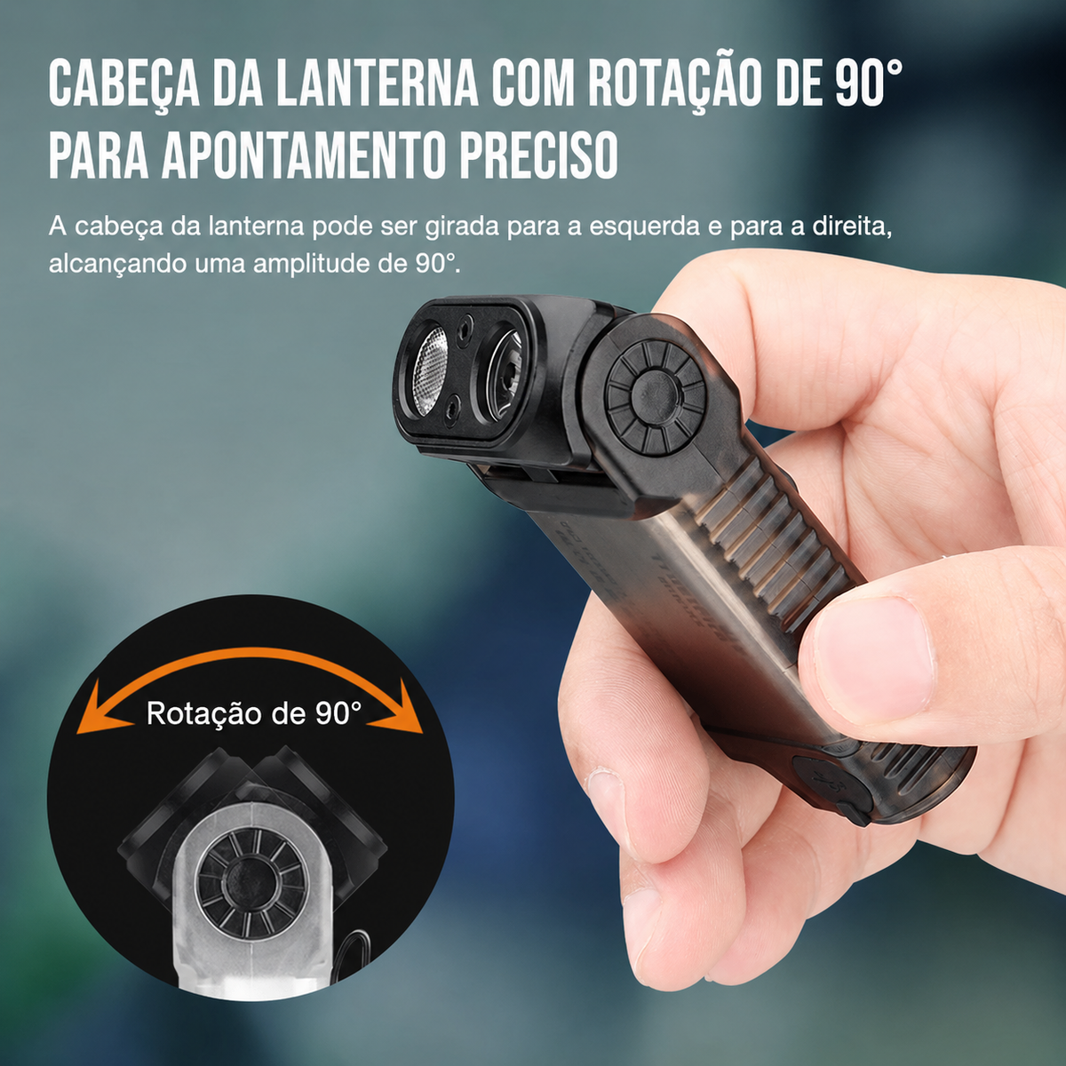 Lanterna de Cabeça MINIX5 750LM Multifuncional com UV TrustFire