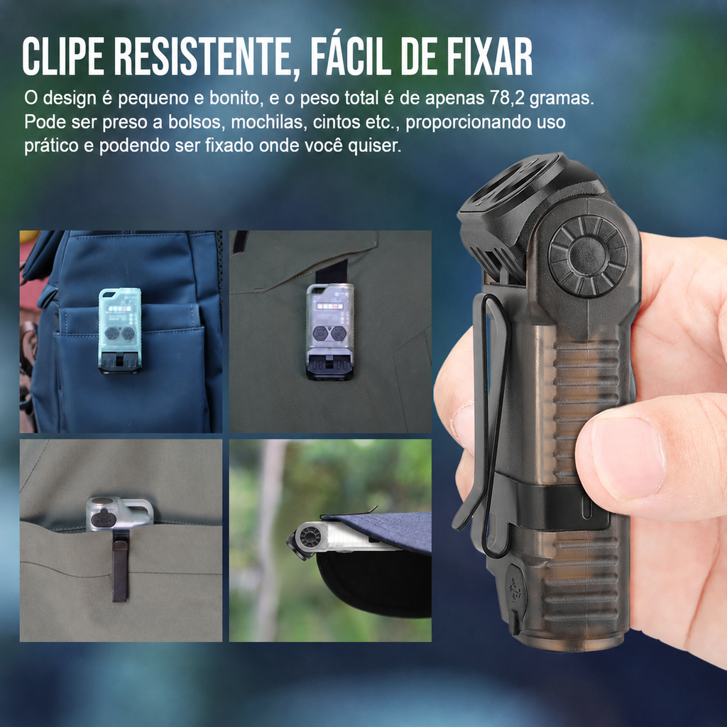 Lanterna de Cabeça MINIX5 750LM Multifuncional com UV TrustFire